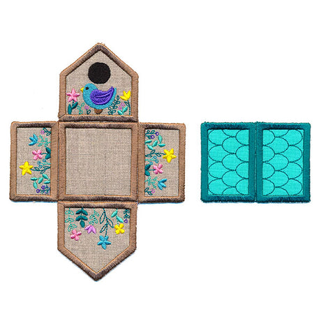 Flourishing Birdhouse Pincushion (In-the-Hoop)
