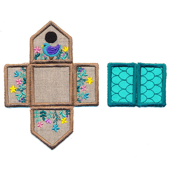 Flourishing Birdhouse Pincushion (In-the-Hoop)