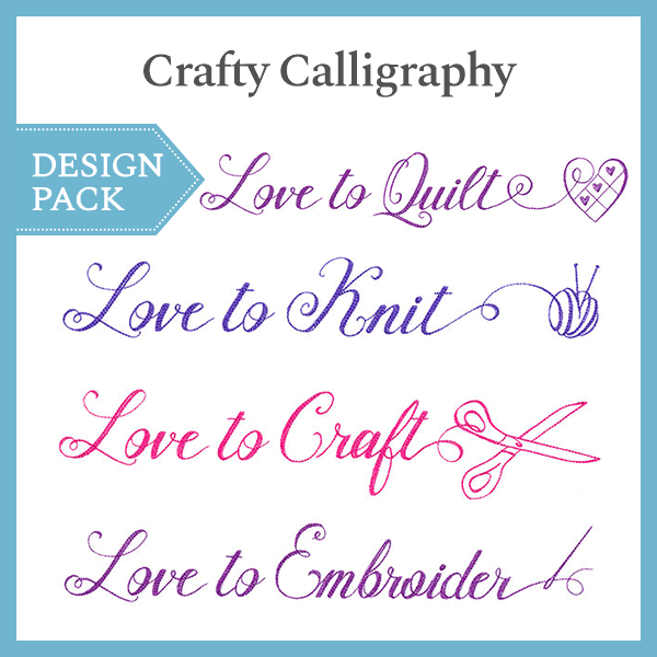 A Crafty Calligraphy Design Pack