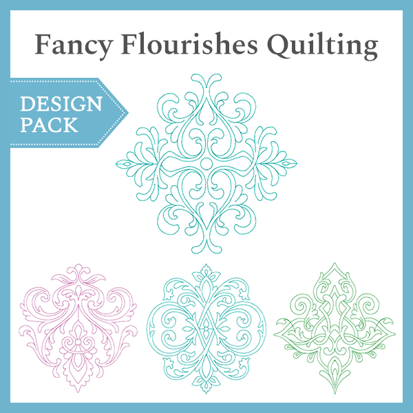 A Fancy Flourishes Quilting Design Pack