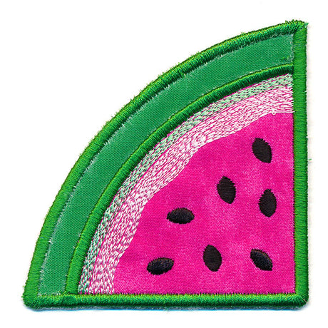 Watermelon Corner Bookmark (In-the-Hoop)