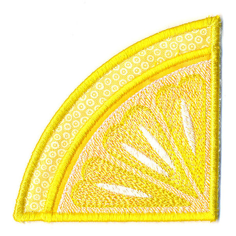 Lemon Corner Bookmark (In-the-Hoop)