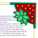 Strawberry Corner Bookmark (In-the-Hoop)