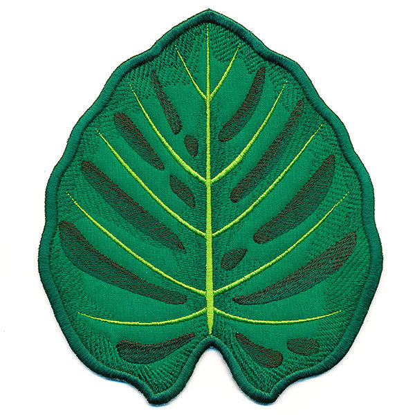 Lively Monstera Trivet (In-the-Hoop)
