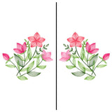 Delicate Wildflowers Mask Motif