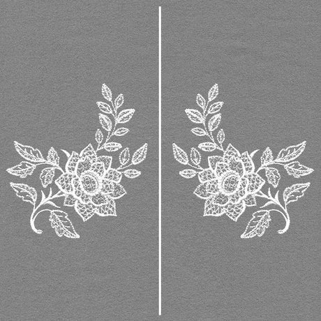 Exquisite Blooms Mask Motif