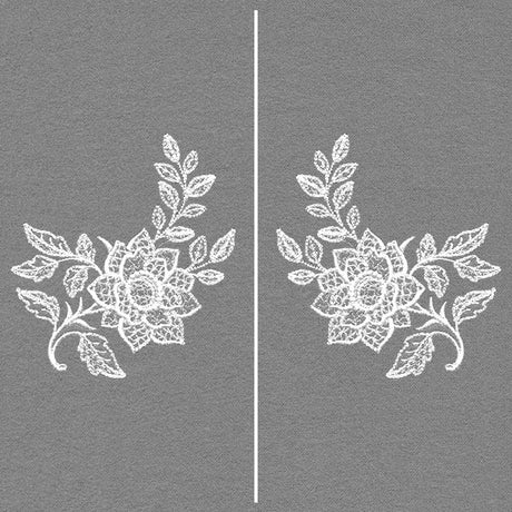 Exquisite Blooms Mask Motif