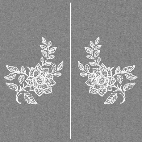 Exquisite Blooms Mask Motif