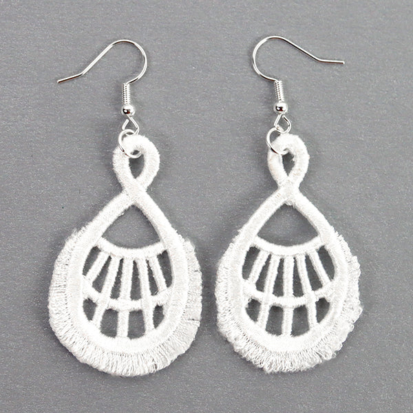 On the Fringe Earrings (Miniature Lace)