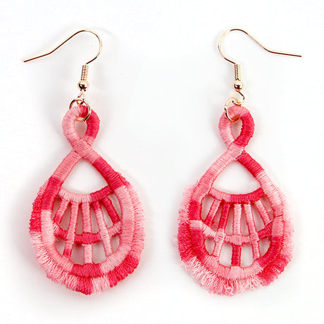 On the Fringe Earrings (Miniature Lace)