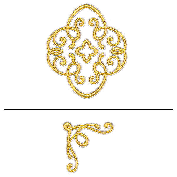 Elegant Swirls Pillow Pair