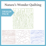 A Nature's Wonders Quilting Design Pack