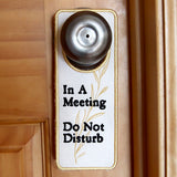 In A Meeting Door Hanger (In-the-Hoop)