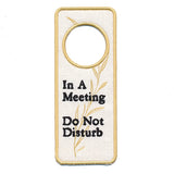 In A Meeting Door Hanger (In-the-Hoop)