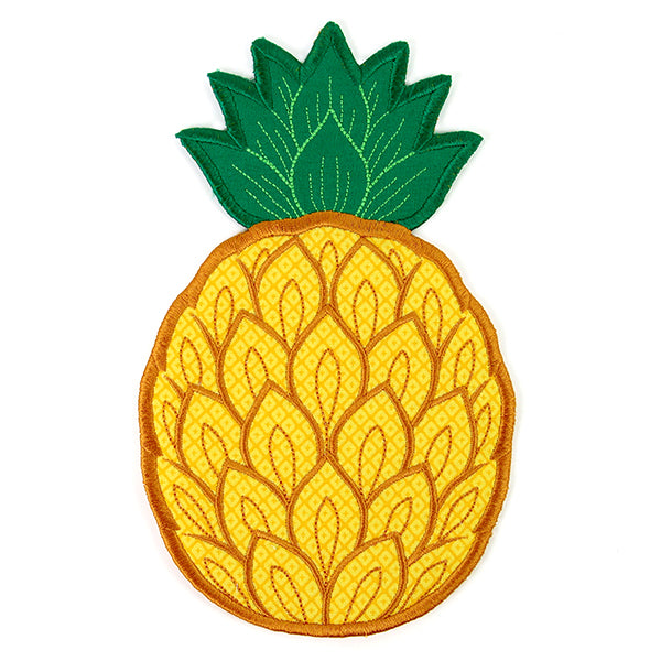 Sweet Summer Pineapple Trivet (In-the-Hoop)