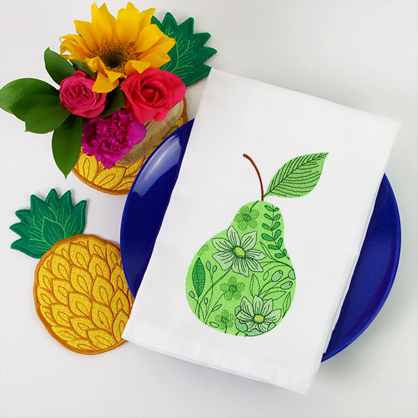 Sweet Summer Pineapple Trivet (In-the-Hoop)