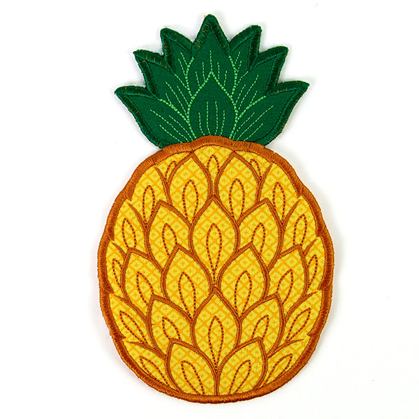 Sweet Summer Pineapple Trivet (In-the-Hoop)