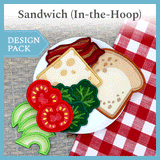 A Sandwich (In-the-Hoop) Design Pack