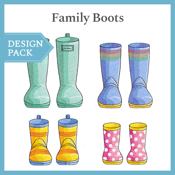 A Family Boots Design Pack