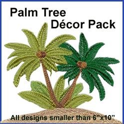 A Palm Tree Home Decor Design Pack