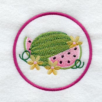 Fruit Coaster - Watermelon (In-the-Hoop)
