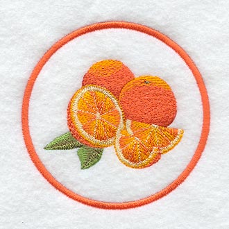 Fruit Coaster - Orange (In-the-Hoop)