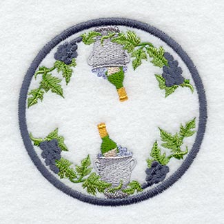 Wine Coaster - Ice Bucket (In-the-Hoop)