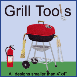 A Grill and Grill Tools Design Pack