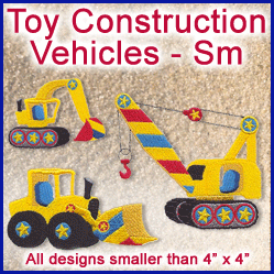 A Toy Construction Vehicles Design Pack