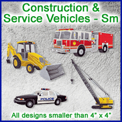 A Construction & Service Vehicles Design Pack