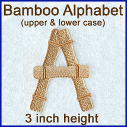 A Bamboo Alphabet Design Pack
