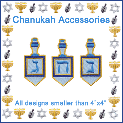 A Chanukah Accessories Design Pack