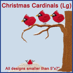 A Christmas Cardinals Design Pack