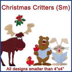 A Christmas Critters Design Pack