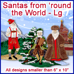 A Santas from 'round the World Design Pack