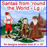A Santas from 'round the World Design Pack