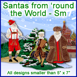 A Santas from 'round the World Design Pack