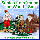 A Santas from 'round the World Design Pack