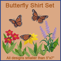 A Butterfly Shirt Set