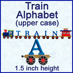 A Train Alphabet Design Pack