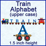 A Train Alphabet Design Pack