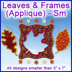 A Leaves & Frames Design Pack (Applique)