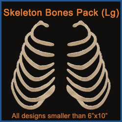 A Skeleton Bones Design Pack