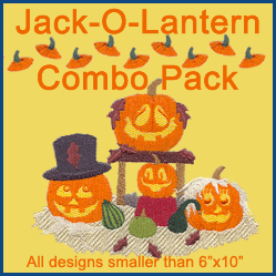 A Jack-o-Lantern Combo Design Pack