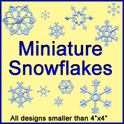 A Miniature Snowflakes Design Pack