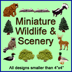 A Miniature Wildlife and Scenery Design Pack