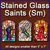 A Saints Stained Glass Design Pack