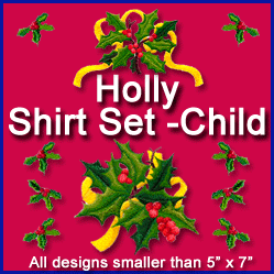 A Holly Shirt Set Design Pack - Child