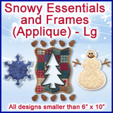 A Snowy Essentials and Frames Design Pack (Applique)