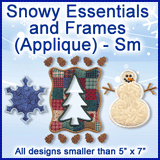 A Snowy Essentials and Frames Design Pack (Applique)